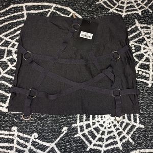 Harness pentagram killstar skirt